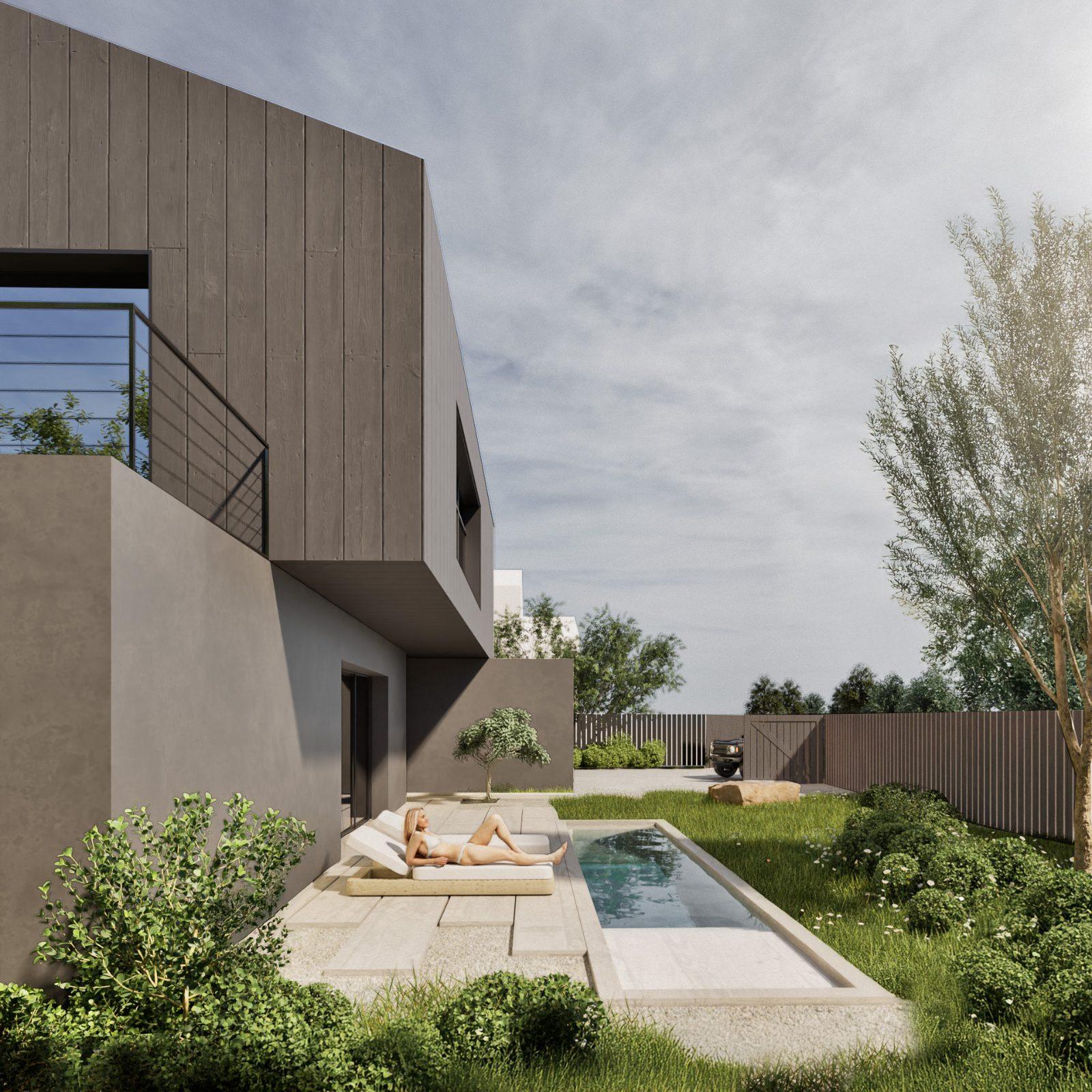 Euclid Avenue plunge pool render
